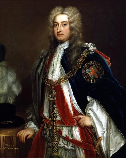 Sir Godfrey Kneller Portrait of Charles Townshend oil painting image
